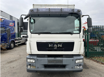 بصندوق مغلق شاحنة MAN TGM 18.290 CLOSED BOX 8m80 x 2m48 x 2m48 - EURO 5 - AIR SUSP - A/C - BELGIAN TRUCK: صور 2