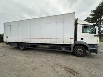 بصندوق مغلق شاحنة MAN TGM 18.290 CLOSED BOX 8m80 x 2m48 x 2m48 - EURO 5 - AIR SUSP - A/C - BELGIAN TRUCK: صور 4