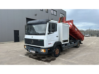 شاحنة ذات الخطاف Mercedes-Benz SK 814 (BELGIAN TRUCK / HOOK / PERFECT CONDITION !!! / WITH CONTAINER / 363000 KM !!!! ): صور 2