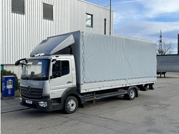 الشاحنات الصغيرة ستائر Mercedes-Benz Atego 823L Pritsche 7,2m LBW Klima Automatik: صور 3