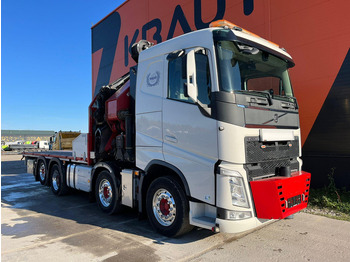 شاحنات مسطحة, شاحنة كرين Volvo FH 540 8x2*6 HMF 8520 K6 + JIB + WINCH / PLATFORM L=6359 mm: صور 5