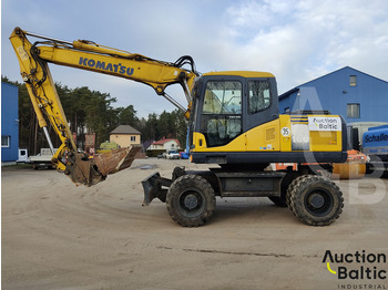 حفارة على عجلات Komatsu PW160-7: صور 5