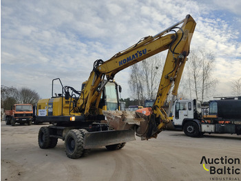 حفارة على عجلات Komatsu PW160-7: صور 2