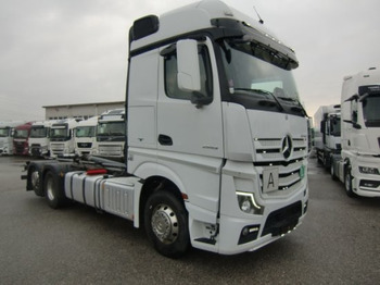 شاحنة ذات الخطاف Mercedes-Benz Actros 2553 6x2 Abroller, E6 ,Retarder, Gigaspace Meiller: صور 3