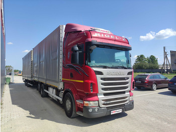 شاحنة ستارة Scania R420 curtainsider truck + curtain side trailer: صور 2