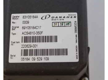 كتلة التحكم - معدات المناولة Toyota/BT 220629-001 | Danaher motion AC Superdrive motor controller 83Y05184A A Danaher motion AC Superdrive motor controller 83Y05184A ACS4810-350F Rev 0009 sn. 0518409529109: صور 2