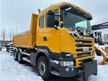 قلابات 2014 Scania R 560 6X4 - BRØYTERIGGERT TIPPBIL MED UNDERLIGGET SKJÆR - 527294 Km. - Euroklasse 5T: صور 3