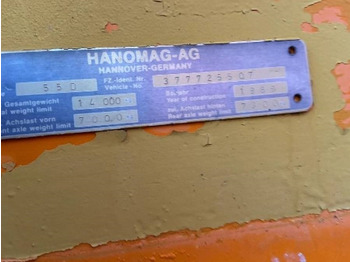 اللودر بعجل HANOMAG