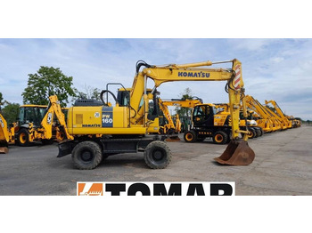 حفارة على عجلات KOMATSU PW160