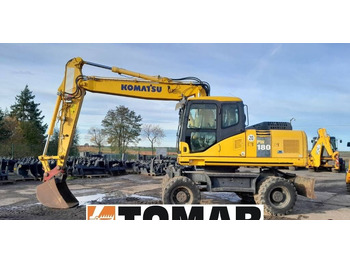 حفارة على عجلات KOMATSU PW180