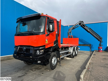 شاحنات مسطحة, شاحنة كرين Renault C 380 6x4, EURO 6, Hiab, Remote: صور 3