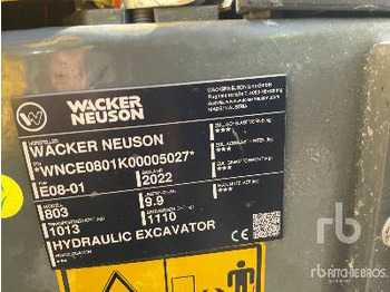 حفارة مصغرة WACKER NEUSON 803: صور 5