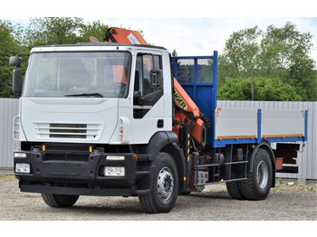 شاحنة كرين Iveco Eurocargo 180E28 *Pritsche 4,80m + KRAN: صور 4