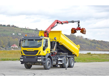 قلابات, شاحنة كرين Iveco TRAKKER 360 * Kipper 4,90m* KRAN/FUNK*6x4: صور 2