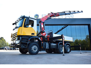 شاحنة جرار Mercedes-Benz AROCS 6x6 PALFINGER PK 33002 EURO 6 Crane Kran: صور 2