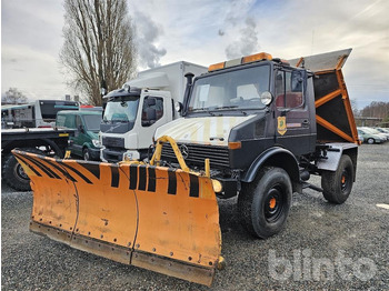 جرافة ثلج 1982 Daimler-Benz U1000 4x4 3 Seitenkipper, Schneepflug: صور 2