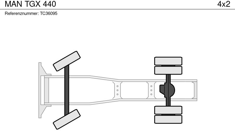شاحنة جرار MAN TGX 440: صور 20