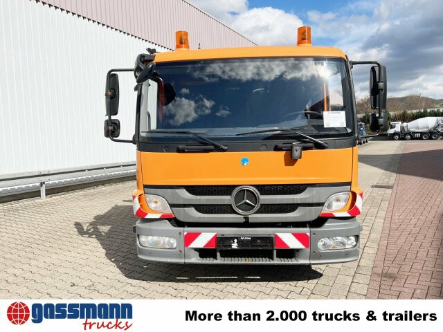 شاحنات مسطحة, شاحنة كرين Mercedes-Benz Atego 1024 L 4x2 mit Kran Fassi F80A.0.21: صور 8