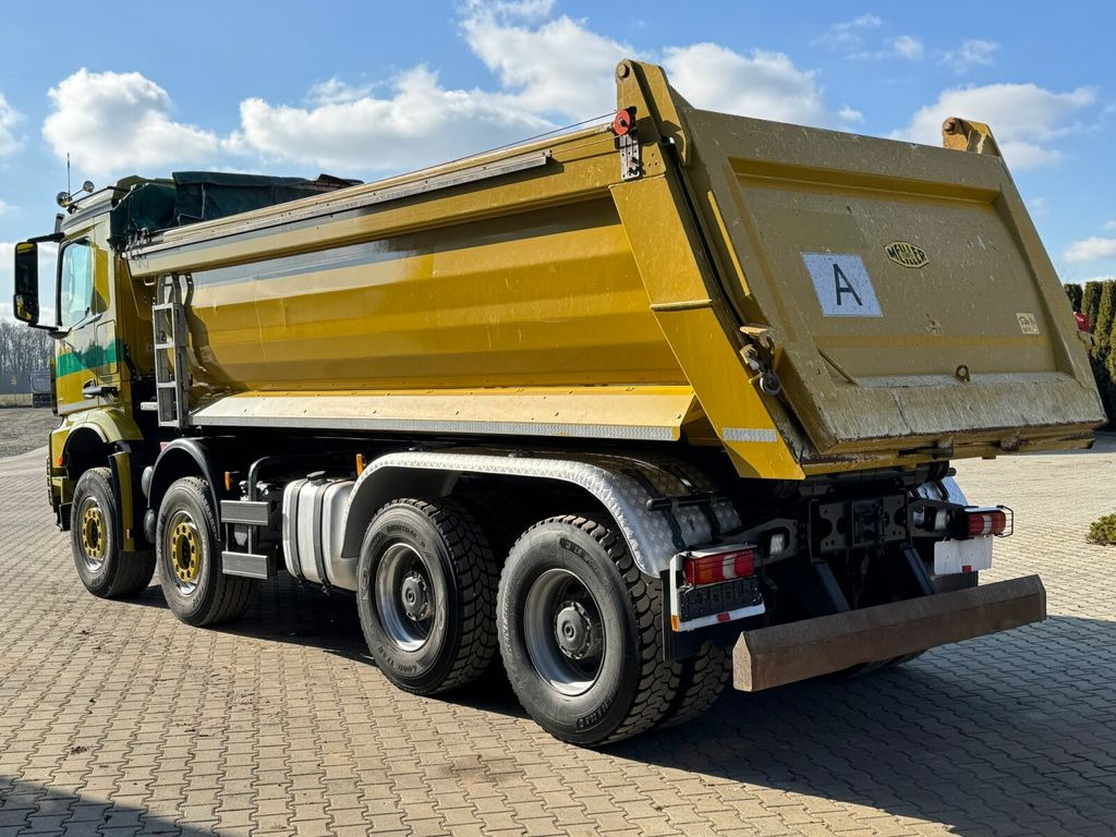 قلابات Mercedes-Benz Arocs 4145 8x4 Euro 6 Meiller Muldenkipper: صور 7