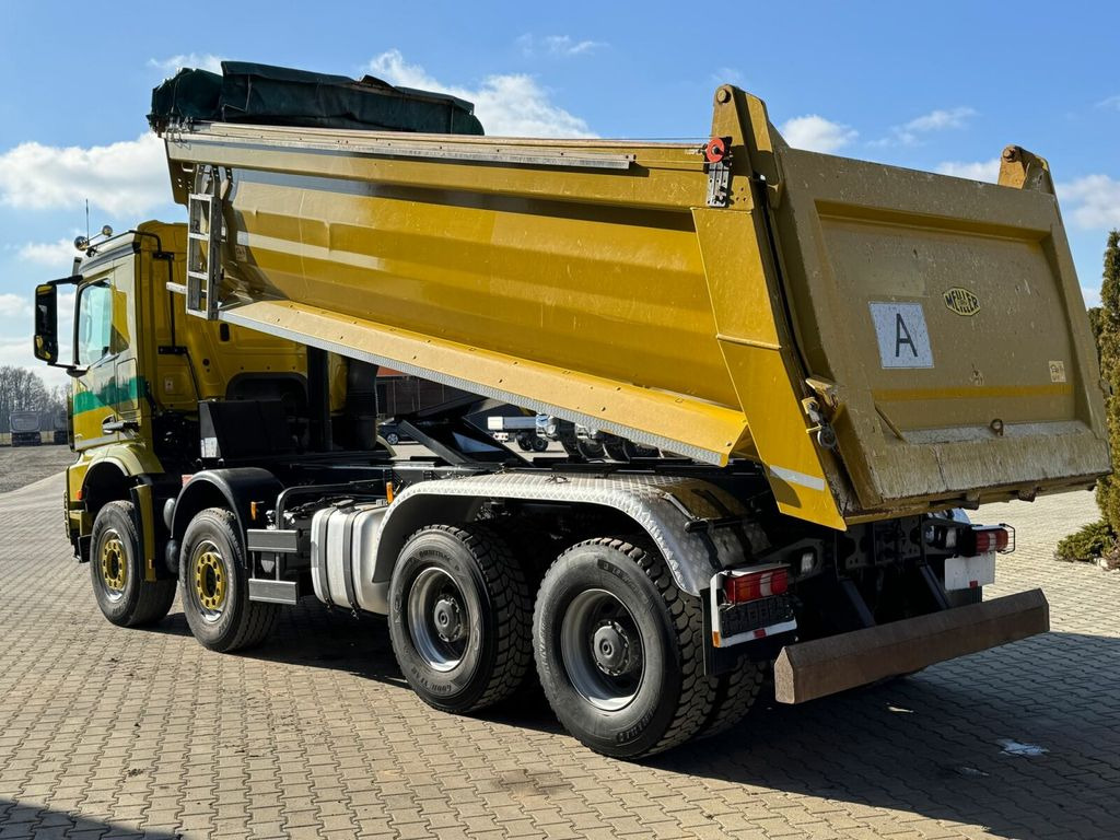 قلابات Mercedes-Benz Arocs 4145 8x4 Euro 6 Meiller Muldenkipper: صور 14