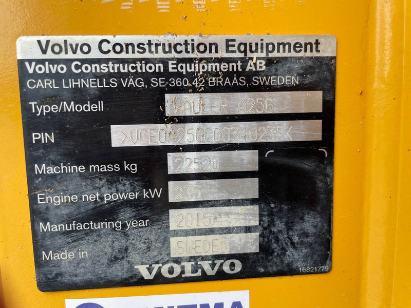 تأجير Volvo A25G Volvo A25G: صور 16