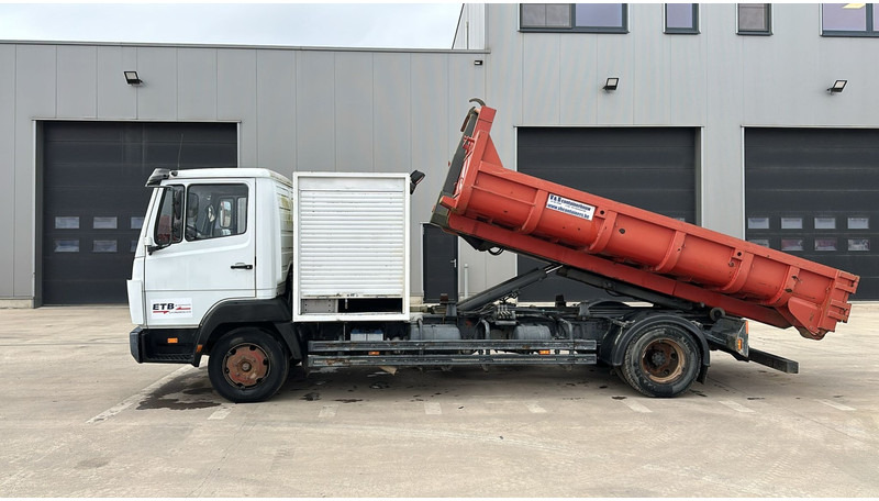 شاحنة ذات الخطاف Mercedes-Benz SK 814 (BELGIAN TRUCK / HOOK / PERFECT CONDITION !!! / WITH CONTAINER / 363000 KM !!!! ): صور 9