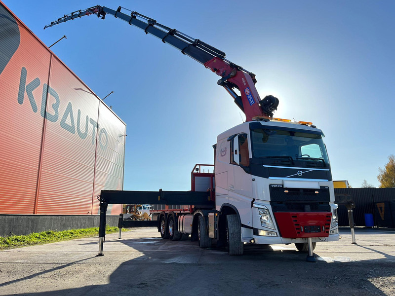 شاحنات مسطحة, شاحنة كرين Volvo FH 540 8x2*6 HMF 8520 K6 + JIB + WINCH / PLATFORM L=6359 mm: صور 11