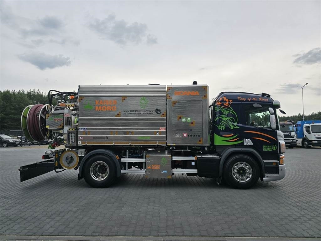 سيارة بلدية Scania MORO KAISER WUKO COMBI HOT WATER FOR CLEANING SEWE: صور 8