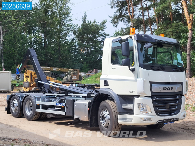 شاحنة ذات الخطاف جديد DAF CF 450 6X2 NEW 20T HOOK Lift+Lenkachse Euro 6: صور 9