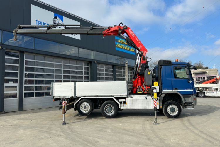 شاحنة كرين, شاحنات مسطحة Mercedes-Benz Actros 2648 6x4/4 Fassi455 SZM/Pritsche: صور 13