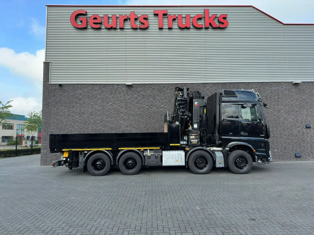 شاحنة كرين, شاحنات مسطحة Mercedes-Benz Arocs 3251 8X4 + HIAB 1058 E-8 + JIB 150X-6 JDC: صور 15