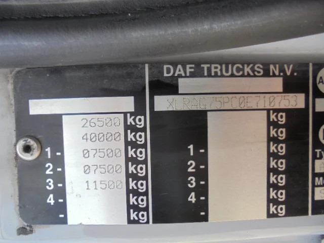 تأجير DAF CF 250 6x2 DAF CF 250 6x2: صور 18