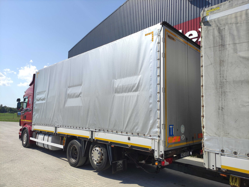 شاحنة ستارة Scania R420 curtainsider truck + curtain side trailer: صور 6