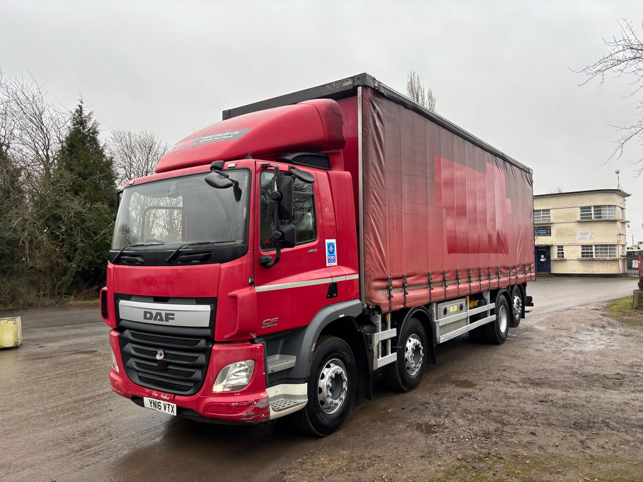 شاحنة ستارة 2016 DAF CF 400 Curtainside Truck: صور 1