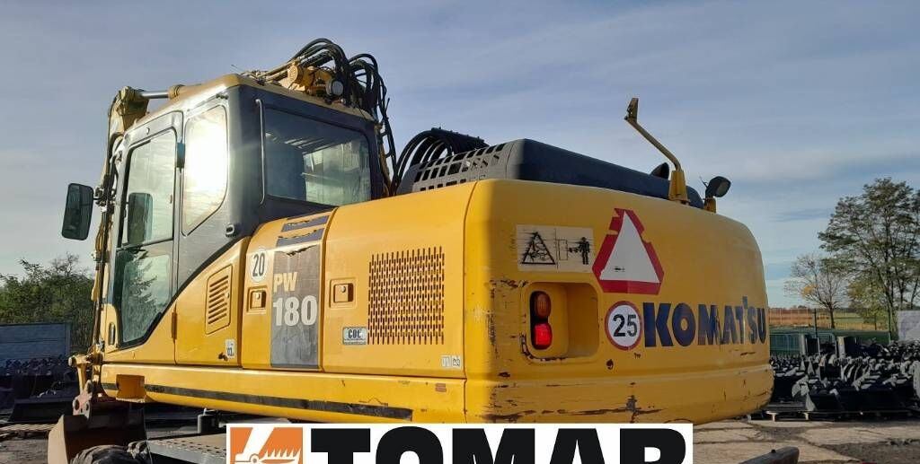 حفارة على عجلات Komatsu PW 180-7: صور 7