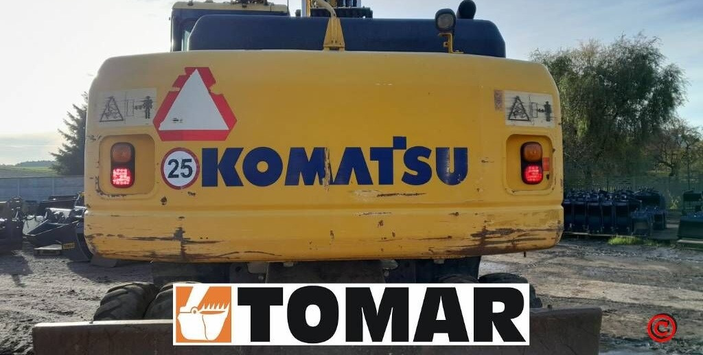 حفارة على عجلات Komatsu PW 180-7: صور 8