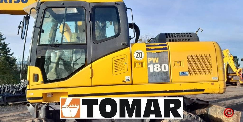 حفارة على عجلات Komatsu PW 180-7: صور 6