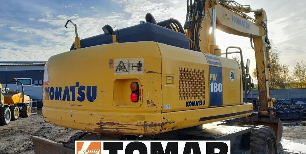 حفارة على عجلات Komatsu PW 180-7: صور 9