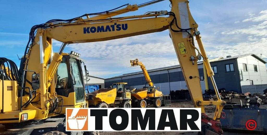 حفارة على عجلات Komatsu PW 180-7: صور 11