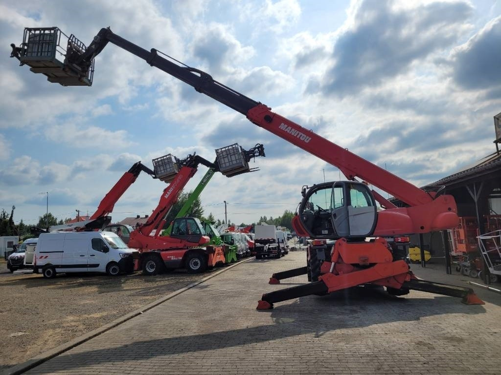 رافعة تلسكوبية Manitou MRT 2540 Privilege - 25 m basket forks telehandler: صور 7