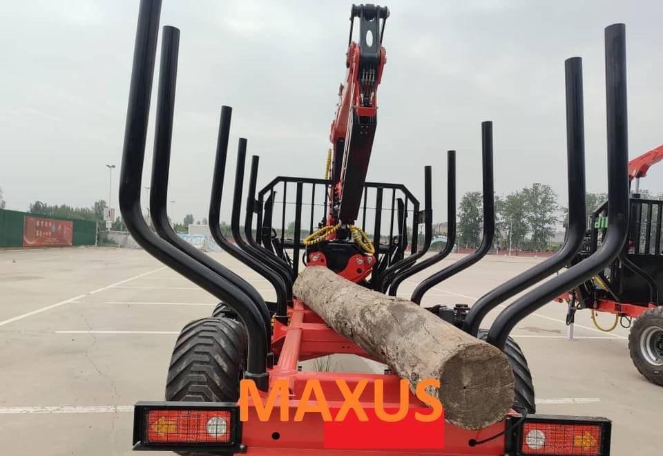 شاحنات نقل الأخشاب في الغابات جديد NEW Forwarder Forest Trailer HDS Crane 2 tons MAXUS НОВИЙ Форвардер Лісовий Причіп HDS Кран 2 тонни MAXUS: صور 10