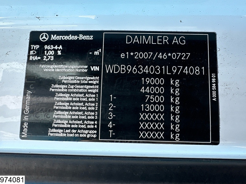 شاحنة جرار Mercedes-Benz Actros 1843 EURO 6, Retarder, Standairco, More units: صور 7