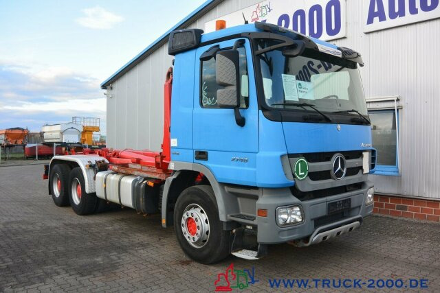 شاحنة ذات الخطاف Mercedes-Benz 2746 Actros 6x4 Meiller Deutscher LKW: صور 11