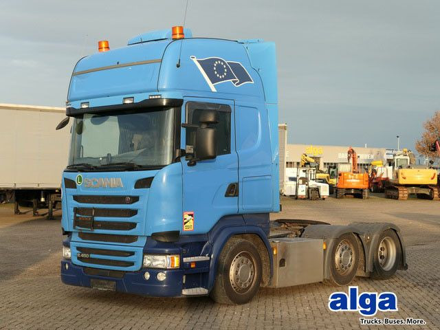 شاحنة جرار Scania R 450 6x2, Retarder, Klima, Vollluft, Lowliner: صور 1