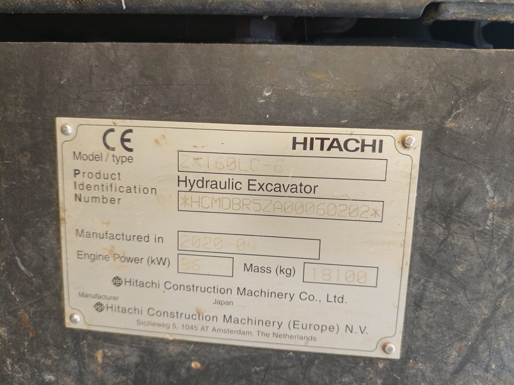 حفارات زحافة Hitachi ZX160 LC-6: صور 17