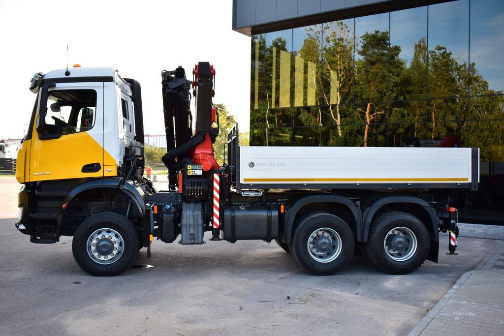 شاحنة جرار Mercedes-Benz AROCS 6x6 PALFINGER PK 33002 EURO 6 Crane Kran: صور 6