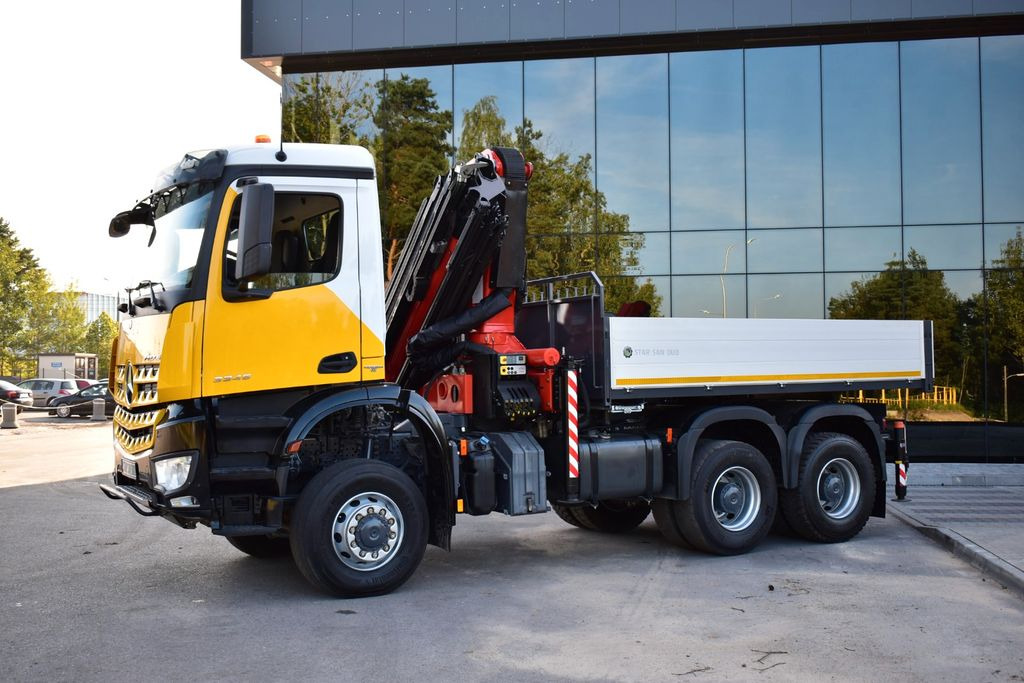 شاحنة جرار Mercedes-Benz AROCS 6x6 PALFINGER PK 33002 EURO 6 Crane Kran: صور 11