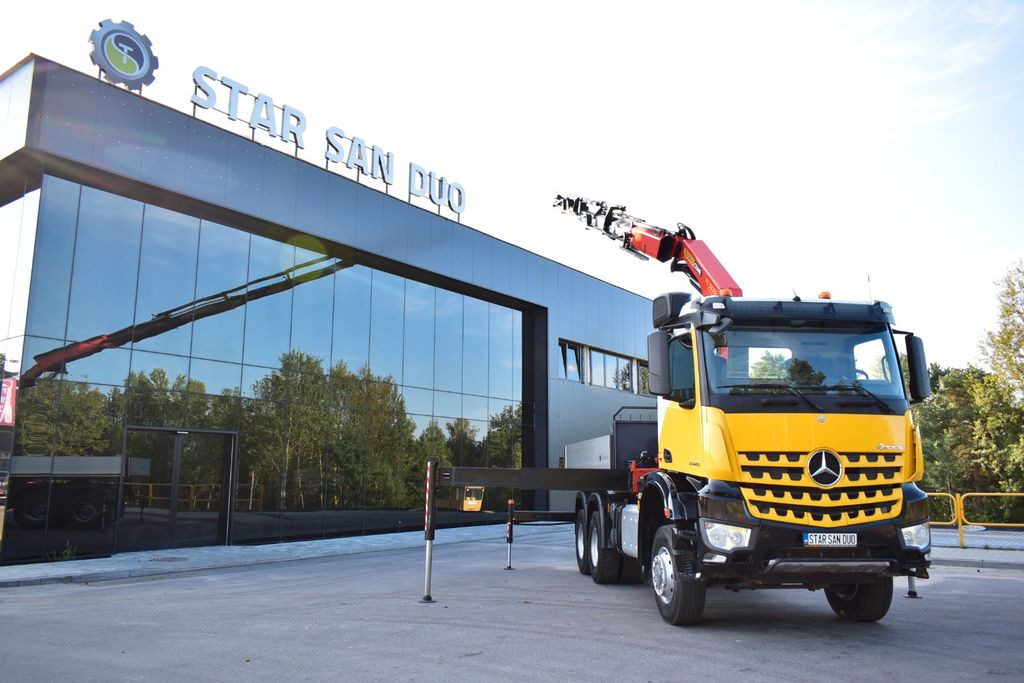 شاحنة جرار Mercedes-Benz AROCS 6x6 PALFINGER PK 33002 EURO 6 Crane Kran: صور 8