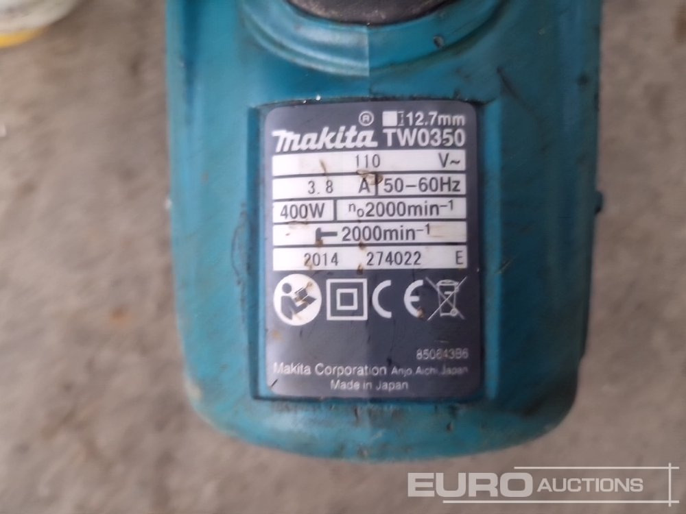 معدات البناء Makita TW035 110 Volt Impact Wrench: صور 16