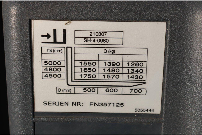 رافعة شوكية كهربائية Jungheinrich EFG 318k: صور 19